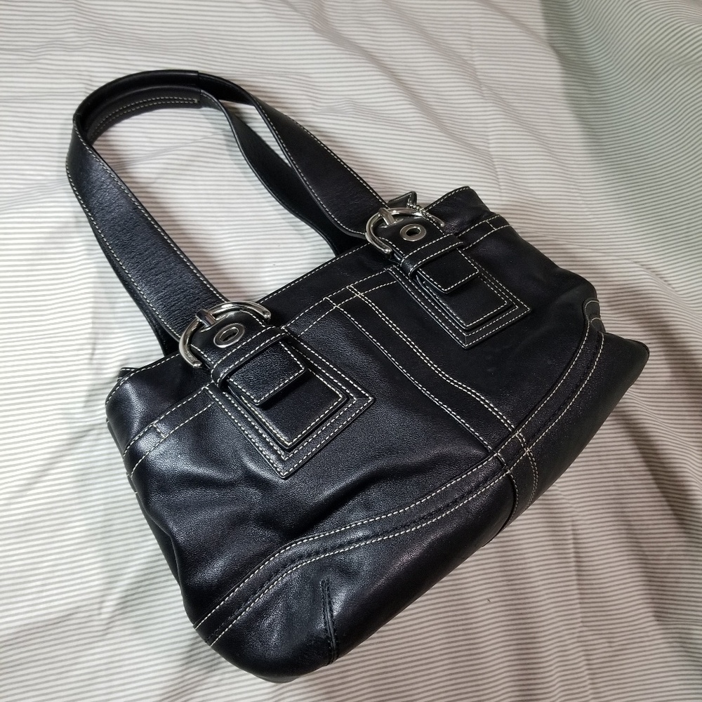 Coach M0751 F10911 Soho Leather Satchel Purse